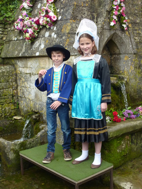 Gautier and Laure in their Breton dress