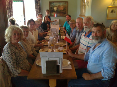 Supper at Fromebridge Mill