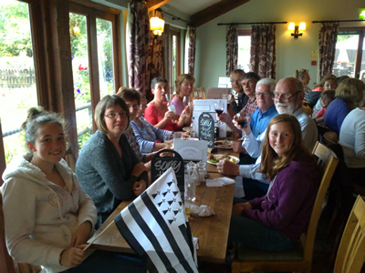 Supper at Fromebridge Mill