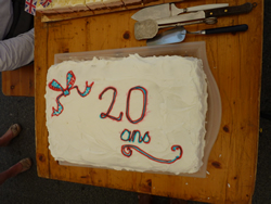 The anniversary cake